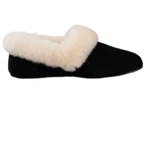 UGG Black Slippers with Cream Lining